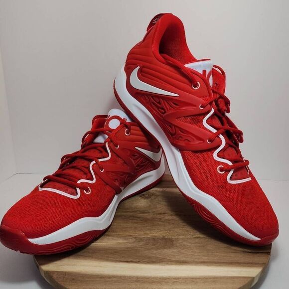 NIKE KD15 KD 15 TB KEVIN DURANT UNIVERSITY RED-WHITE DO9826-600 MEN’S SZ 18 - Picture 7 of 10